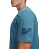 image:imageUnder Armour Mens Freedom Flag Short Sleeve T Shirt466 Boundless Blue   Wham Blue