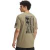 image:imageUnder Armour Mens Freedom Flag Short Sleeve T Shirt499 Federal Tan   Black