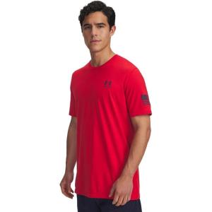 image:imageUnder Armour Mens Freedom Flag Short Sleeve T Shirt600 Red   Midnight Navy