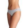 image:imageUnder Armour Womens 3pack Pure Stretch No Show Bikini Underwear Allday Comfort Fit amp UltrasoftHalo Grey