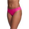 image:imageUnder Armour Womens 3pack Pure Stretch No Show Bikini Underwear Allday Comfort Fit amp UltrasoftRebel Pink