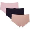 image:imageUnder Armour Womens 3pack Pure Stretch No Show Hipster Underwear Allday Comfort amp Ultrasoft FitBlack 004Dash Pink