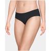 image:imageUnder Armour Womens 3pack Pure Stretch No Show Hipster Underwear Allday Comfort amp Ultrasoft FitBlack Black