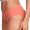 image:imageUnder Armour Womens 3pack Pure Stretch No Show Hipster Underwear Allday Comfort amp Ultrasoft FitCalla 689Blush Orange