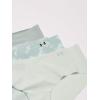 image:imageUnder Armour Womens 3pack Pure Stretch No Show Hipster Underwear Allday Comfort amp Ultrasoft FitSeaglass Blue 403Enamel Blue