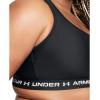 image:imageUnder Armour Womens Crossback Mid Impact Sports Bra003 Black  Black  White