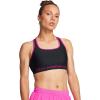 image:imageUnder Armour Womens Crossback Mid Impact Sports Bra005 Black  Rebel Pink  Rebel Pink
