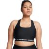 image:imageUnder Armour Womens Crossback Mid Impact Sports Bra006 Black  Black  White