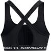 image:imageUnder Armour Womens Crossback Mid Impact Sports Bra006 Black  Black  White