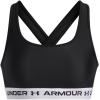 image:imageUnder Armour Womens Crossback Mid Impact Sports Bra007 Black  White  Black