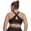 image:imageUnder Armour Womens Crossback Mid Impact Sports Bra008 Ultimate Black   White