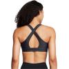 image:imageUnder Armour Womens Crossback Mid Impact Sports Bra010 Jet Gray  Jet Gray  Black