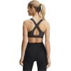 image:imageUnder Armour Womens Crossback Mid Impact Sports Bra010 Jet Gray  Jet Gray  Black