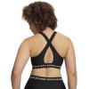 image:imageUnder Armour Womens Crossback Mid Impact Sports Bra011 Ultimate Black   White