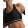 image:imageUnder Armour Womens Crossback Mid Impact Sports Bra011 Ultimate Black   White