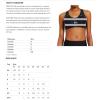 image:imageUnder Armour Womens Crossback Mid Impact Sports Bra012 Pitch Gray   Black