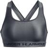 image:imageUnder Armour Womens Crossback Mid Impact Sports Bra012 Pitch Gray   Black
