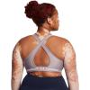 image:imageUnder Armour Womens Crossback Mid Impact Sports Bra015 Tetra Gray   White