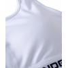 image:imageUnder Armour Womens Crossback Mid Impact Sports Bra101 White  White  Black