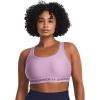 image:imageUnder Armour Womens Crossback Mid Impact Sports Bra174 Fresh Orchid   White