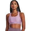 image:imageUnder Armour Womens Crossback Mid Impact Sports Bra174 Fresh Orchid   White