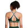 image:imageUnder Armour Womens Crossback Mid Impact Sports Bra301 Forest Green  White  White