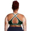 image:imageUnder Armour Womens Crossback Mid Impact Sports Bra301 Forest Green  White  White