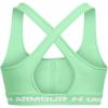 image:imageUnder Armour Womens Crossback Mid Impact Sports Bra350 Matrix Green  Matrix Green  White