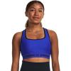 image:imageUnder Armour Womens Crossback Mid Impact Sports Bra401 Team Royal   Black