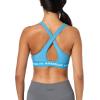 image:imageUnder Armour Womens Crossback Mid Impact Sports Bra452 Ether Blue   White