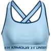 image:imageUnder Armour Womens Crossback Mid Impact Sports Bra490 Blizzard   Varsity Blue
