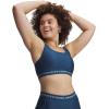 image:imageUnder Armour Womens Crossback Mid Impact Sports Bra498 Wham Blue   Blue Haze