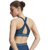 image:imageUnder Armour Womens Crossback Mid Impact Sports Bra498 Wham Blue   Blue Haze