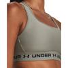 image:imageUnder Armour Womens Crossback Mid Impact Sports Bra504 Grove Green   Black