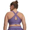 image:imageUnder Armour Womens Crossback Mid Impact Sports Bra520 Purple Luxe   Purple Crest