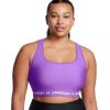 image:imageUnder Armour Womens Crossback Mid Impact Sports Bra525 Lavish  Lavish  White