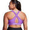 image:imageUnder Armour Womens Crossback Mid Impact Sports Bra525 Lavish  Lavish  White