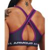 image:imageUnder Armour Womens Crossback Mid Impact Sports Bra558 Tempered Steel   White