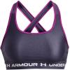 image:imageUnder Armour Womens Crossback Mid Impact Sports Bra558 Tempered Steel   White
