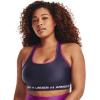 image:imageUnder Armour Womens Crossback Mid Impact Sports Bra558 Tempered Steel   White