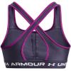 image:imageUnder Armour Womens Crossback Mid Impact Sports Bra558 Tempered Steel   White