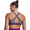 image:imageUnder Armour Womens Crossback Mid Impact Sports Bra558 Tempered Steel Light Heather   Strobe