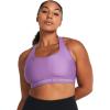 image:imageUnder Armour Womens Crossback Mid Impact Sports Bra560 Provence Purple  Provence Purple  Purple Ace