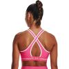 image:imageUnder Armour Womens Crossback Mid Impact Sports Bra640 Pink Punk   White