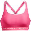 image:imageUnder Armour Womens Crossback Mid Impact Sports Bra640 Pink Punk   White