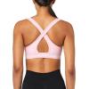 image:imageUnder Armour Womens Crossback Mid Impact Sports Bra648 Prime Pink   White
