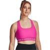 image:imageUnder Armour Womens Crossback Mid Impact Sports Bra655 Rebel Pink  