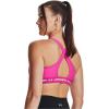 image:imageUnder Armour Womens Crossback Mid Impact Sports Bra655 Rebel Pink  