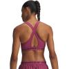 image:imageUnder Armour Womens Crossback Mid Impact Sports Bra659 Fuchsia Dusk   Dark Maroon