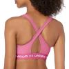 image:imageUnder Armour Womens Crossback Mid Impact Sports Bra669 Pace Pink Light Heather   Prime Pink
